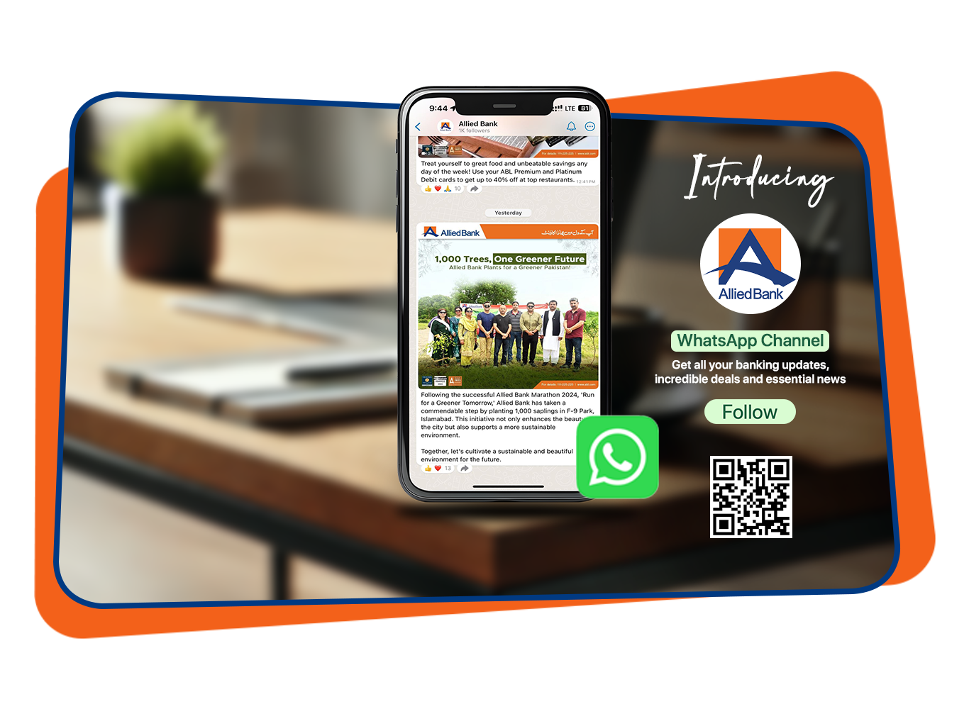 Introducing Allied Bank's WhatsApp Channel