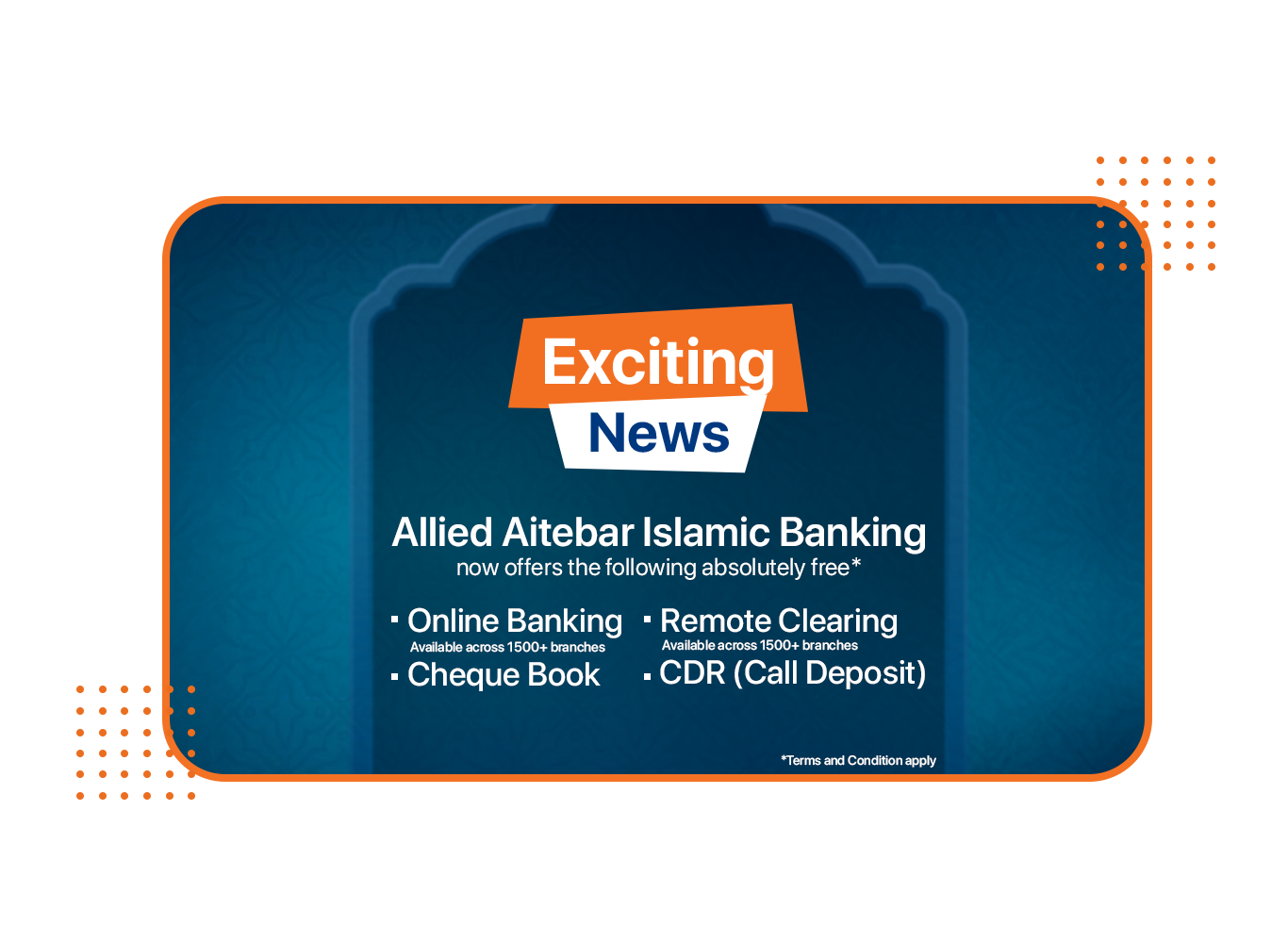 Allied Aitebar Islamic Banking Offering